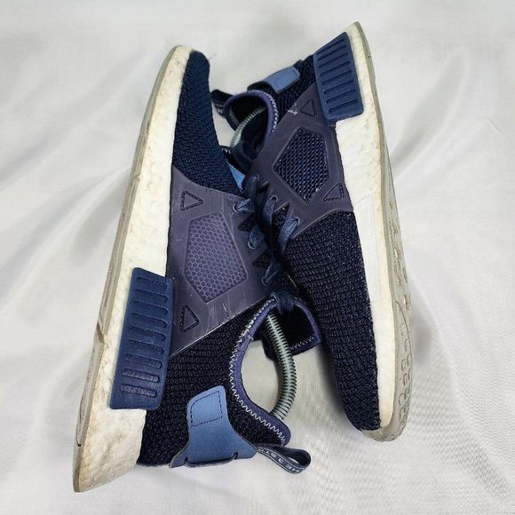 Adidas NMD XR1 Boost Shoes Blue Knit BY9819 Comfort 2017 Classic Women's Size 9 - Picture 5 of 9
